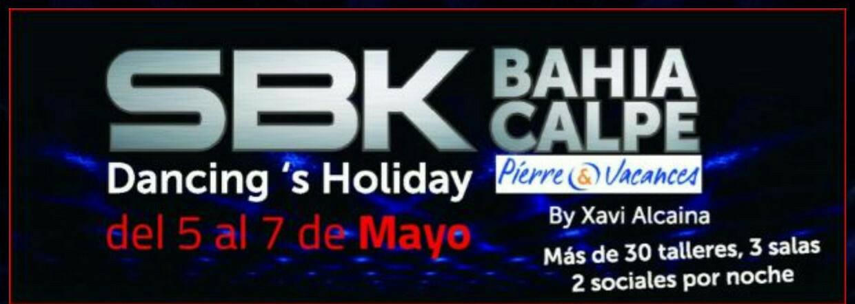 SBK Bahía Calpe Dancing's Holiday 5-7 Mayo