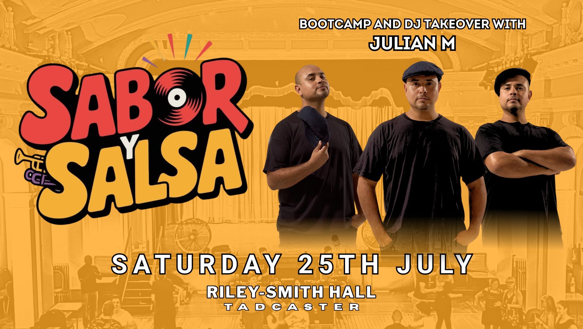 Sabor y Salsa at Riley Smith Hall - Bootcamp & DJ Takeover with Julian Mr M