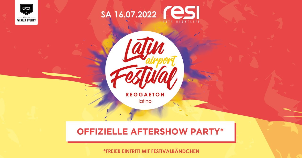 Latin Airport Festival Offizielle Aftershow Party