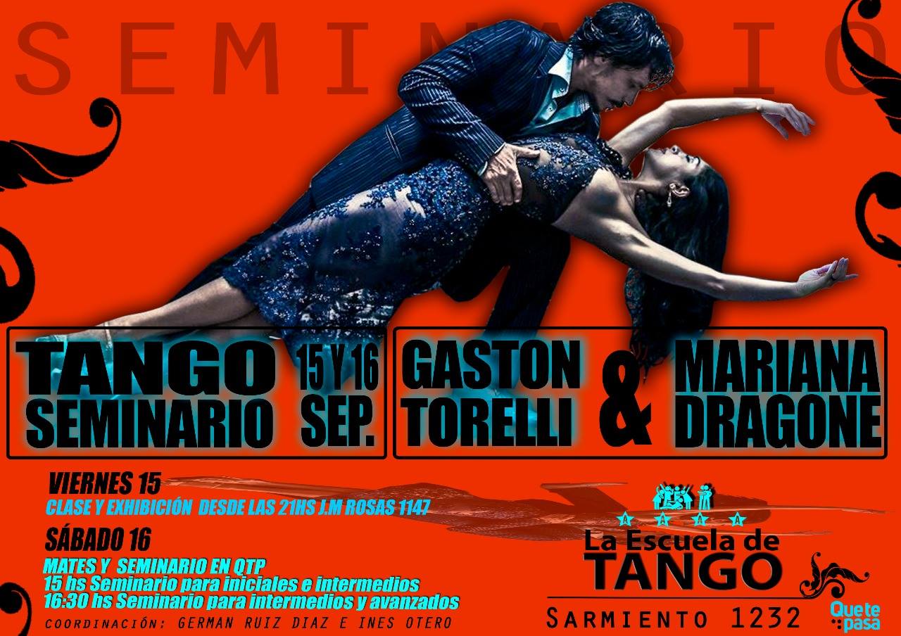 Mariana Dragone y Gastón Torelli en Rosario