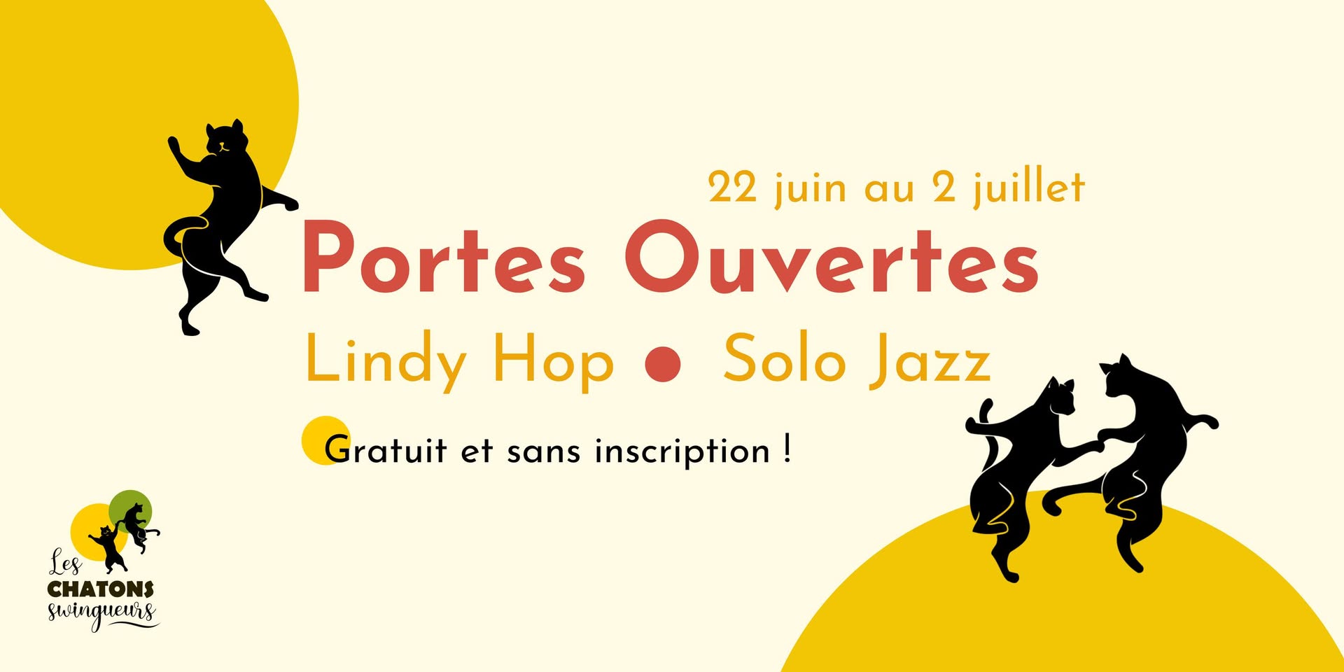 Portes ouvertes Lindy Hop & Solo Jazz Paris - GRATUIT