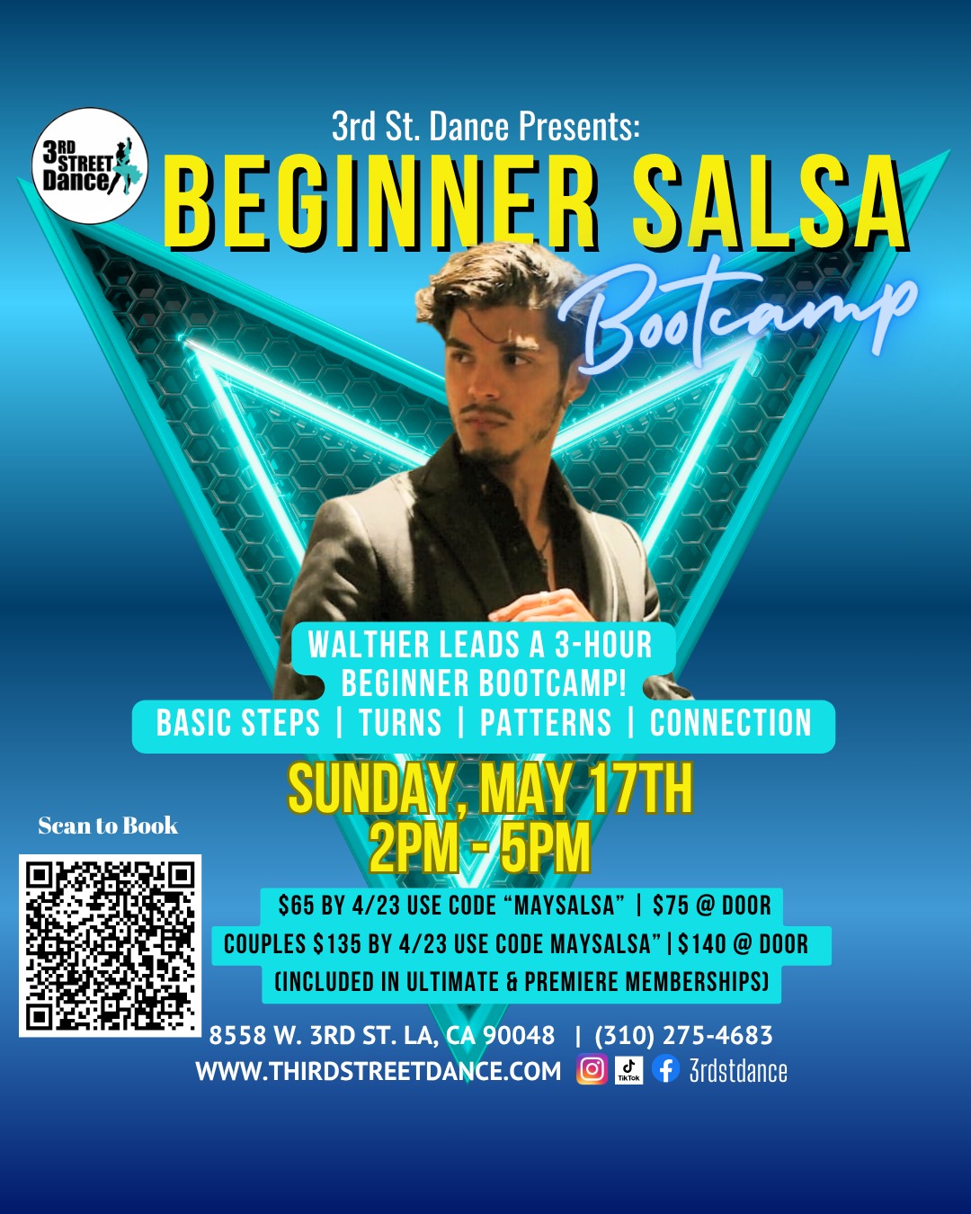 Beginner Salsa Bootcamp 3rd street dance LA