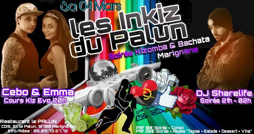 Soirée Kiz Y Bachata du PALUN By inkiz