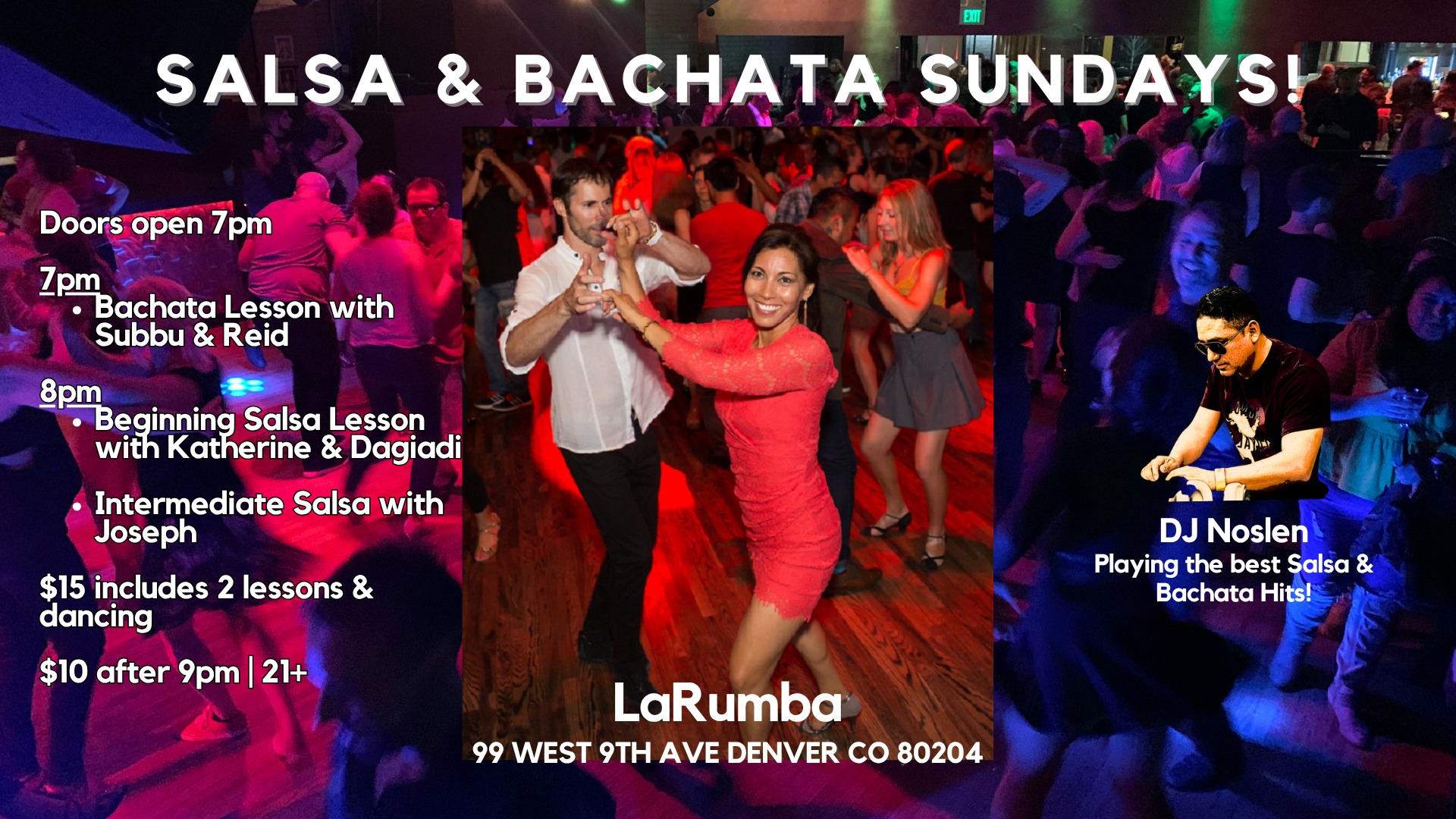 Salsa & Bachata Sundays at La Rumba! – Bachata Class in Denver (Jun 7 ...