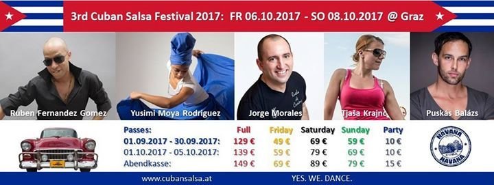 3rd Austrian Cuban Salsa Festival 2017 in Graz