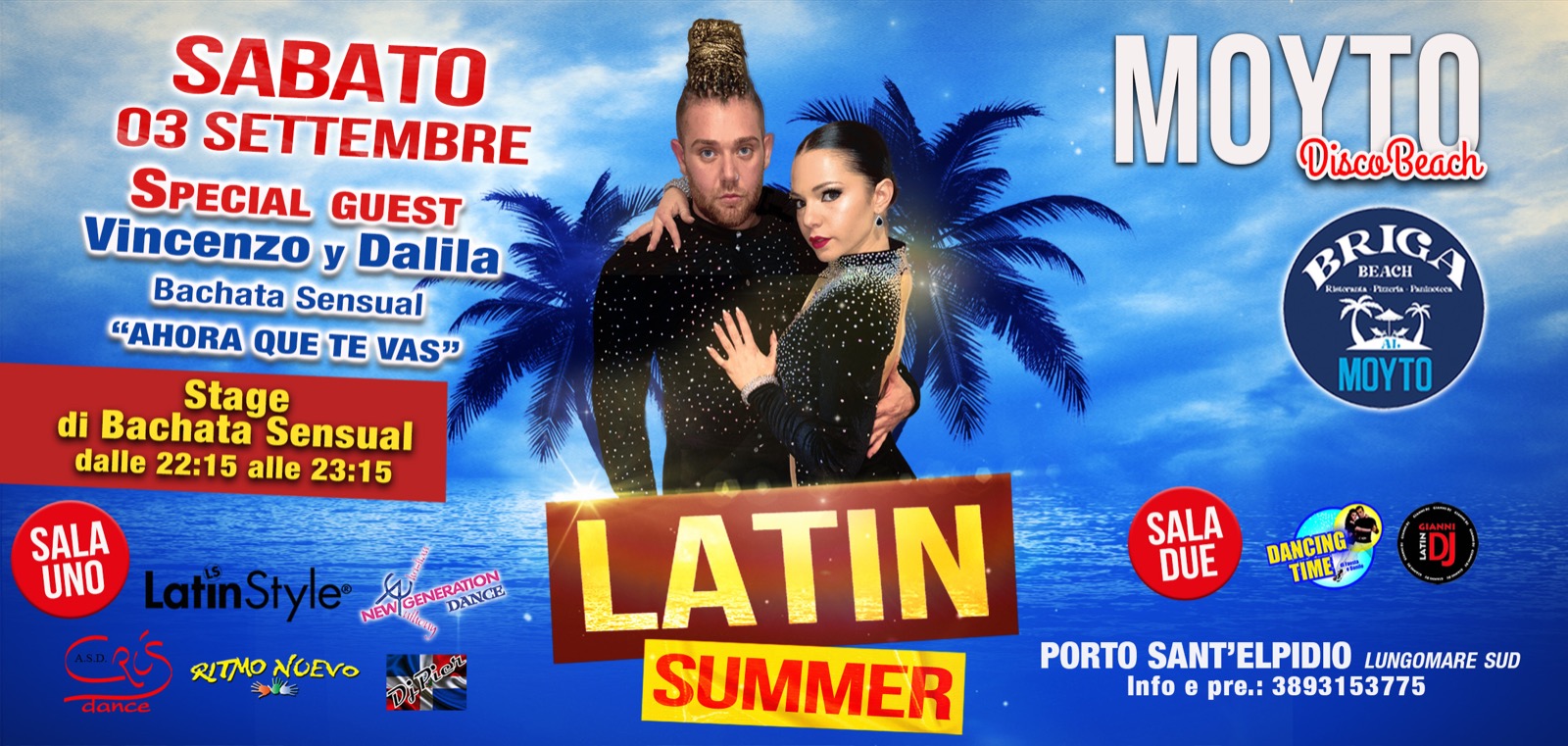 IL SABATO LATINO @ MOYTO Disco Beach