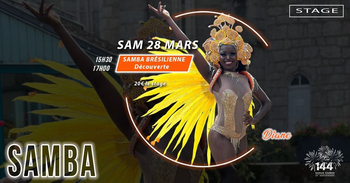 Stage Découverte SAMBA BRÉSILIENNE avec Diane
