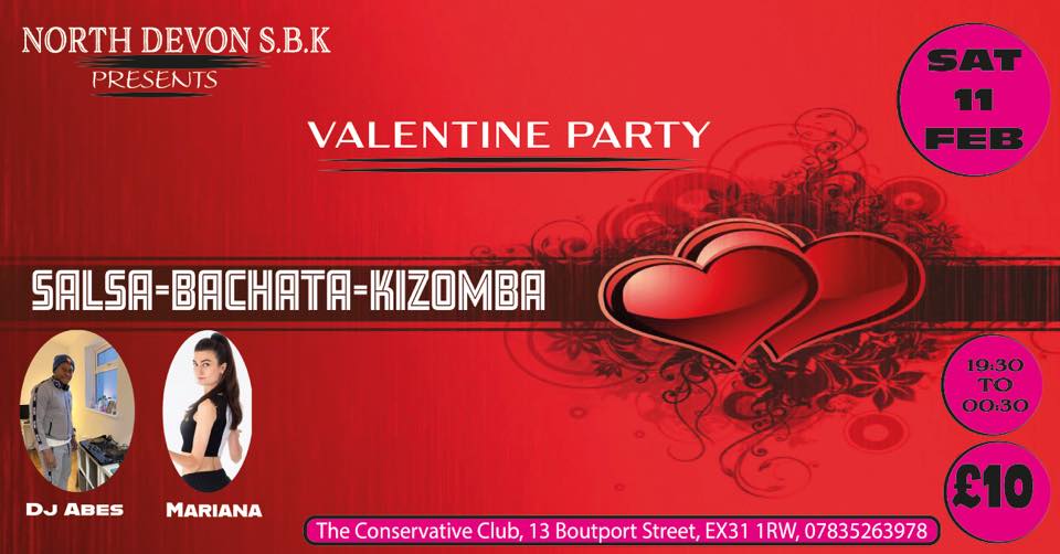 Valentine Party SALSA BACHATA KIZOMBA
