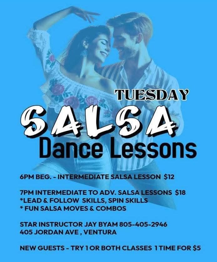 Cancelled-$5 SALSA CLASS! FEB 17 - NEW GUEST FOR $5!