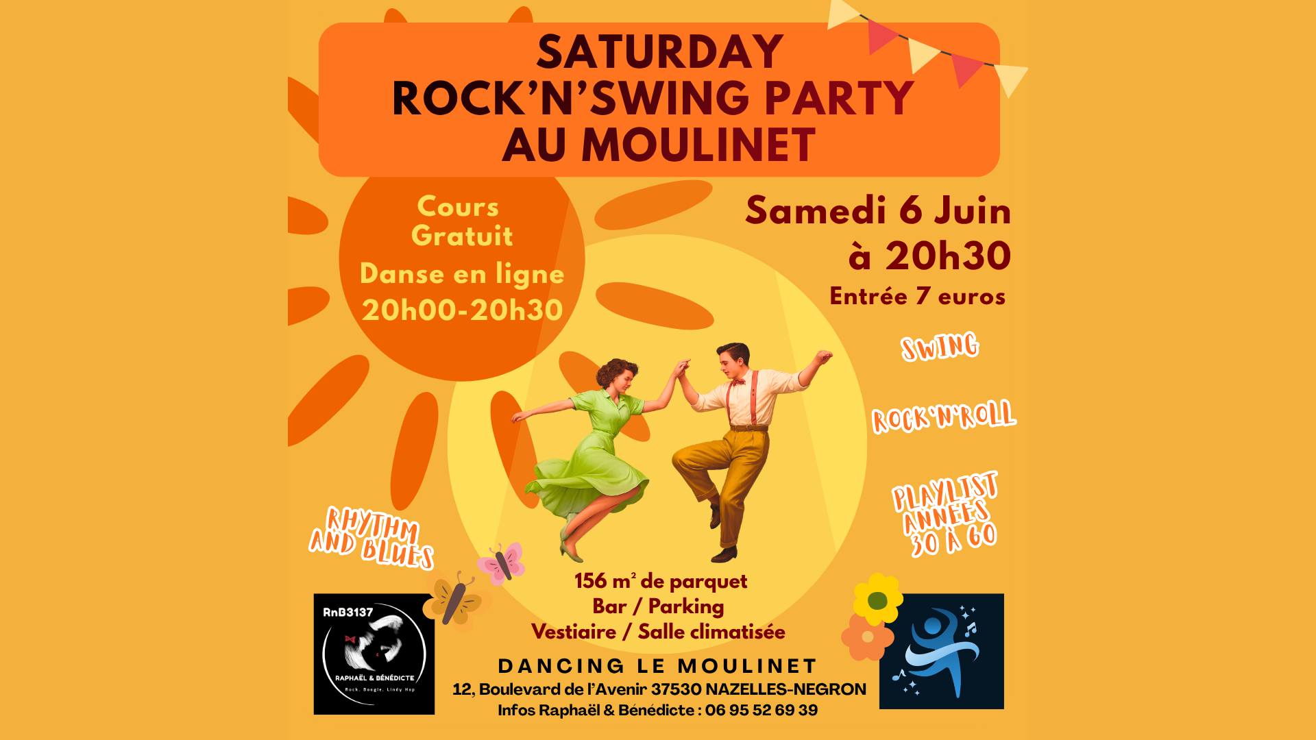 Saturday Rock'n'Swing Party + Cours de Line Dance avant soirée