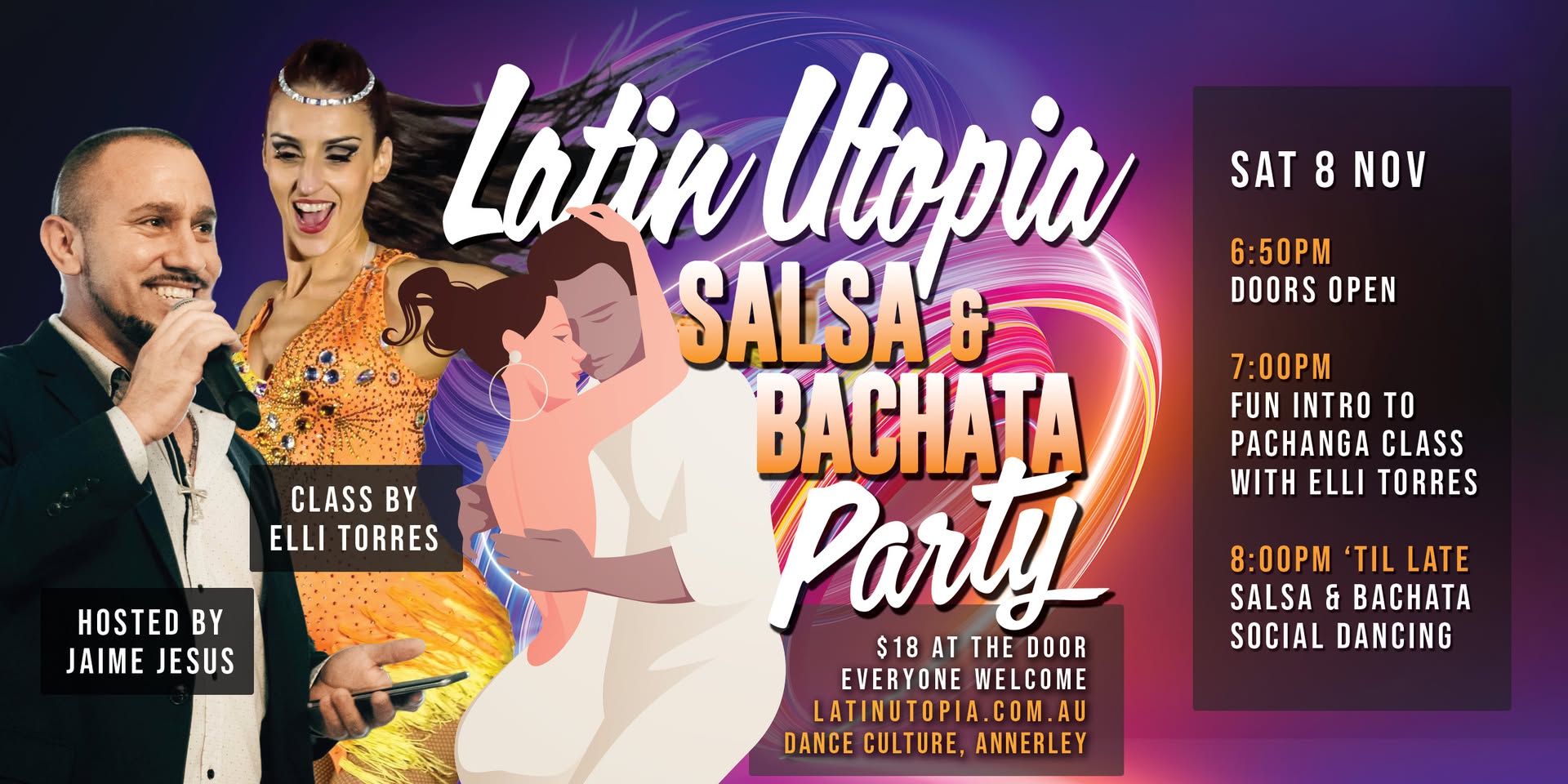 Latin Utopia Salsa & Bachata Party Last one for 2025