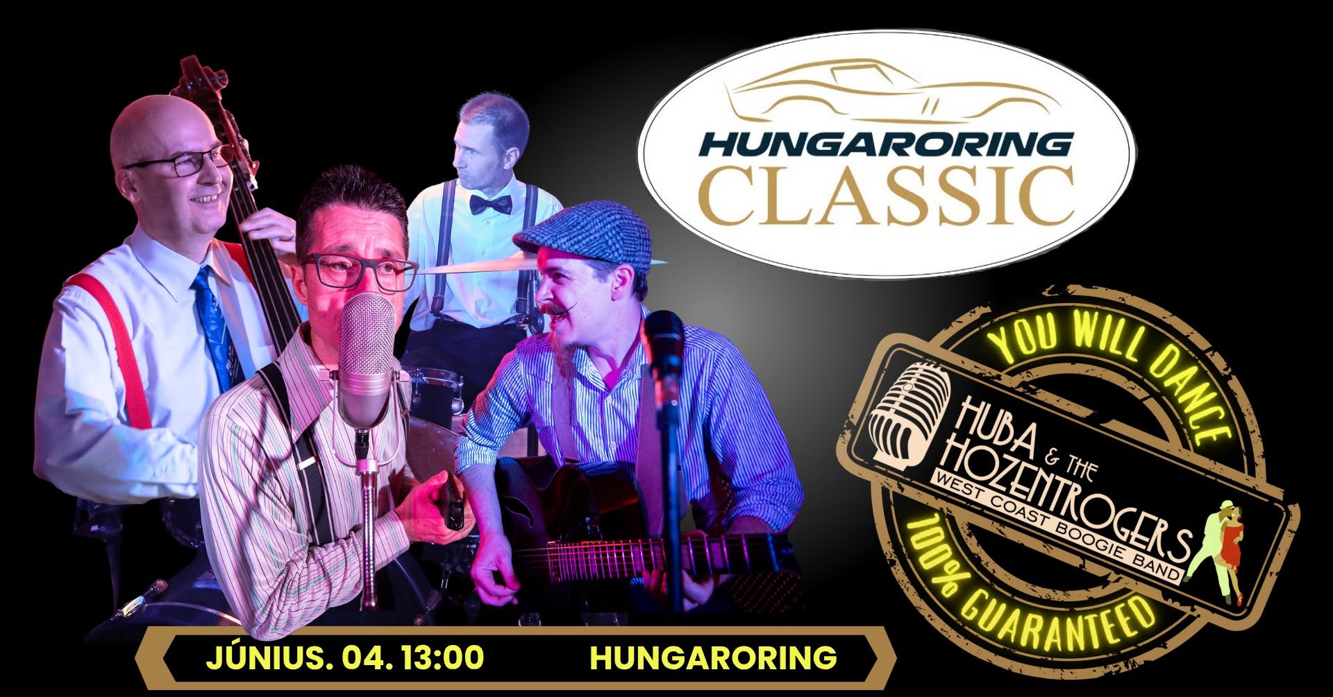 HUBA & The HOZENTROGERS - a HUNGARORING CLASSIC Oldtimer kiállításon