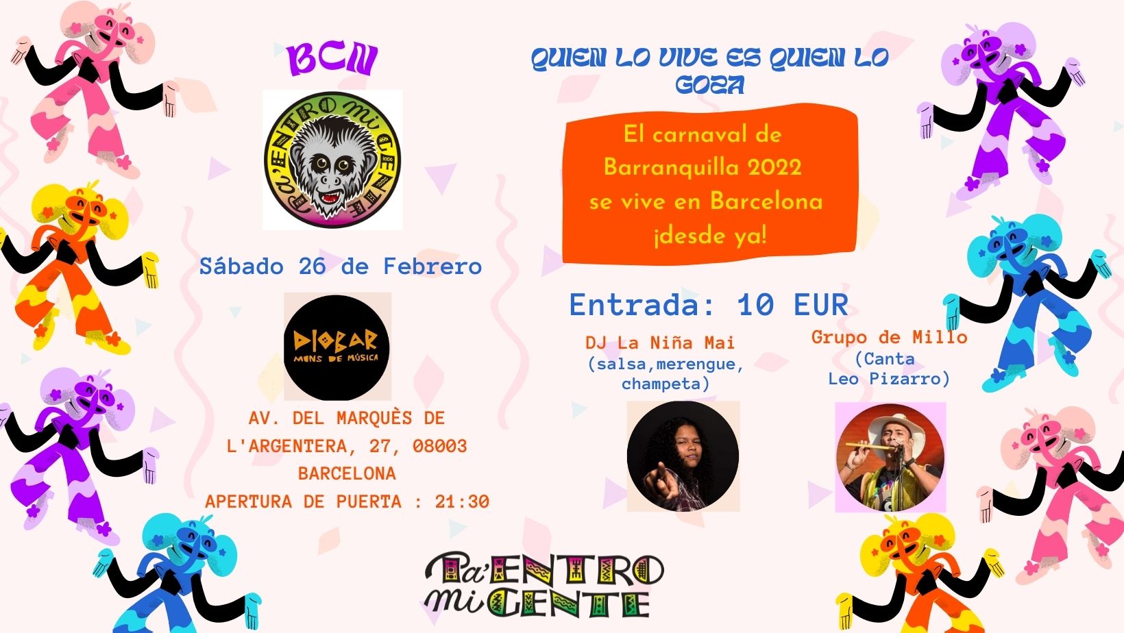 ¡Carnavales desde ya!
