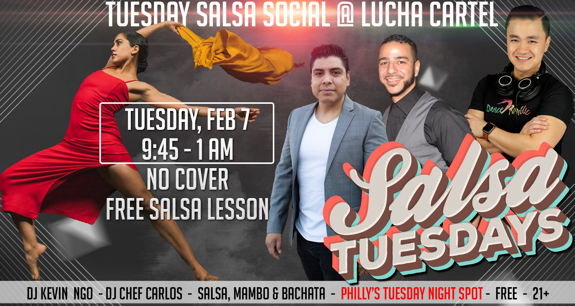Salsa Tuesdays Feb 7