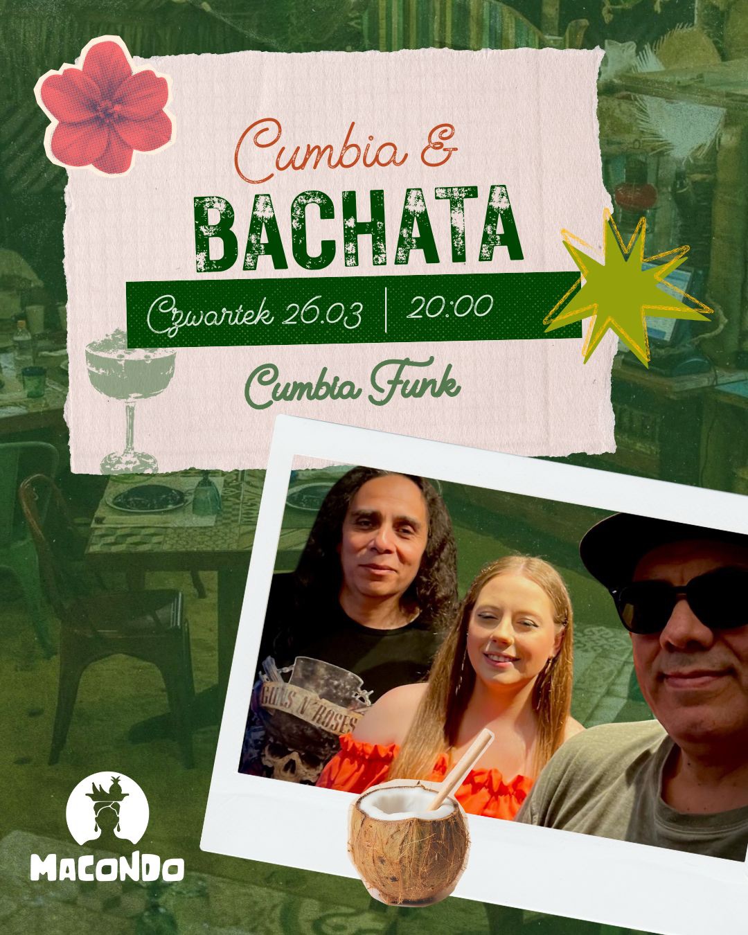 Wieczór Bachaty i Cumbii: Cumbia Funk na Żywo