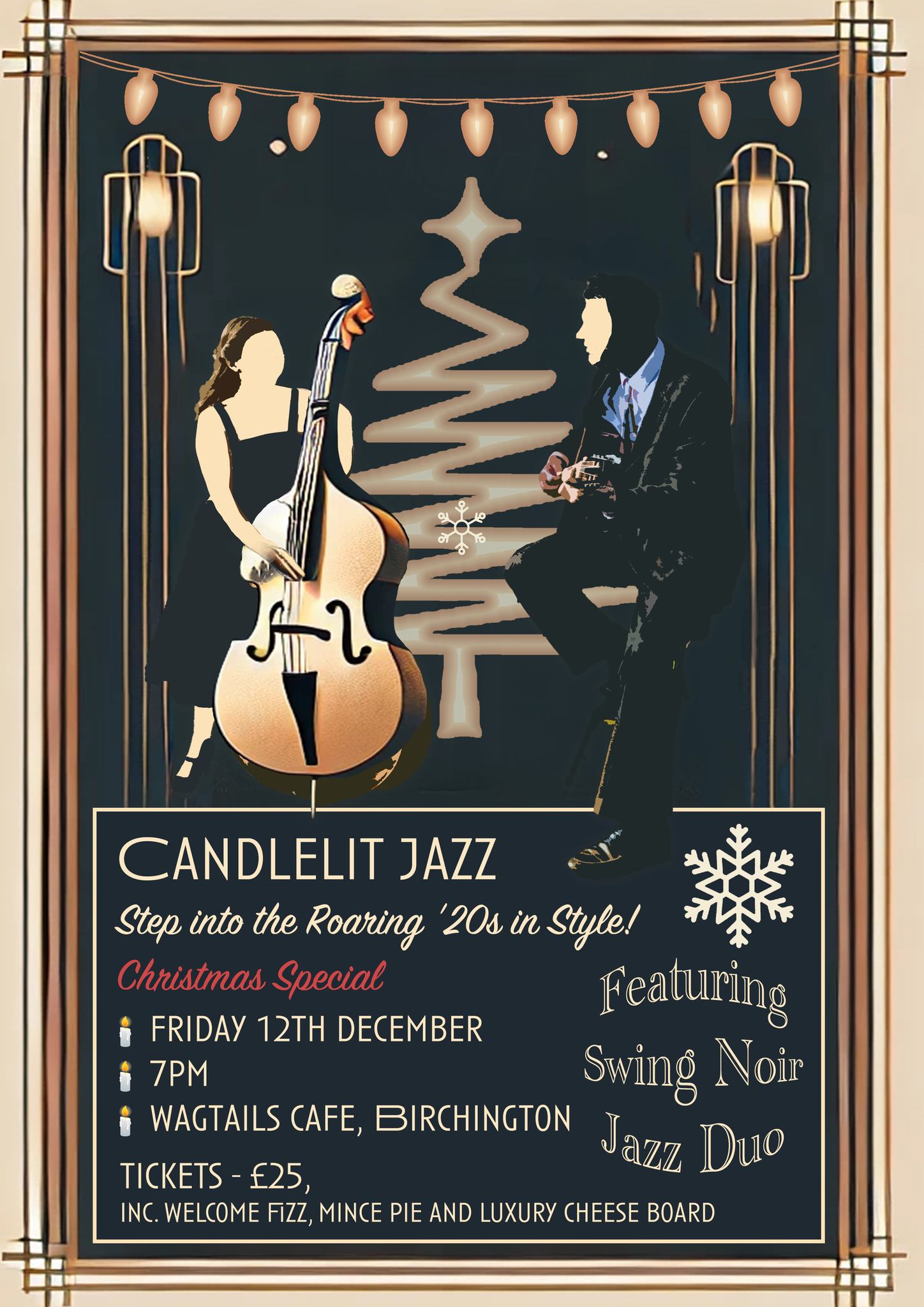 A Swing Noir Christmas @ Wagtails Cafe & Bar, Birchington, Kent