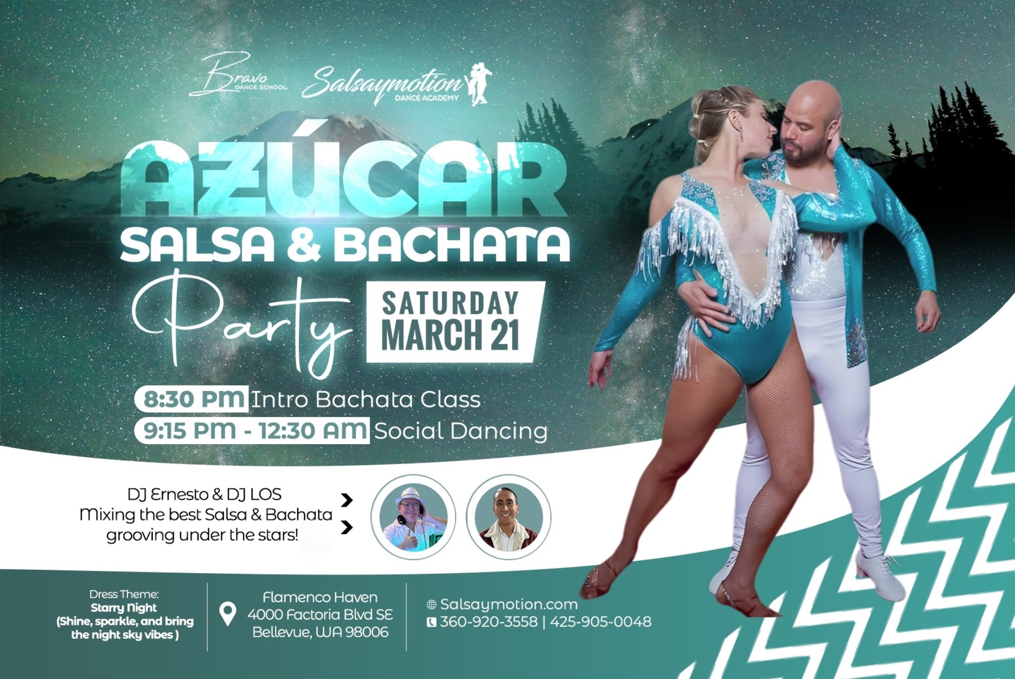 Azúcar Salsa & Bachata 🎈 Starry Night Social 💫