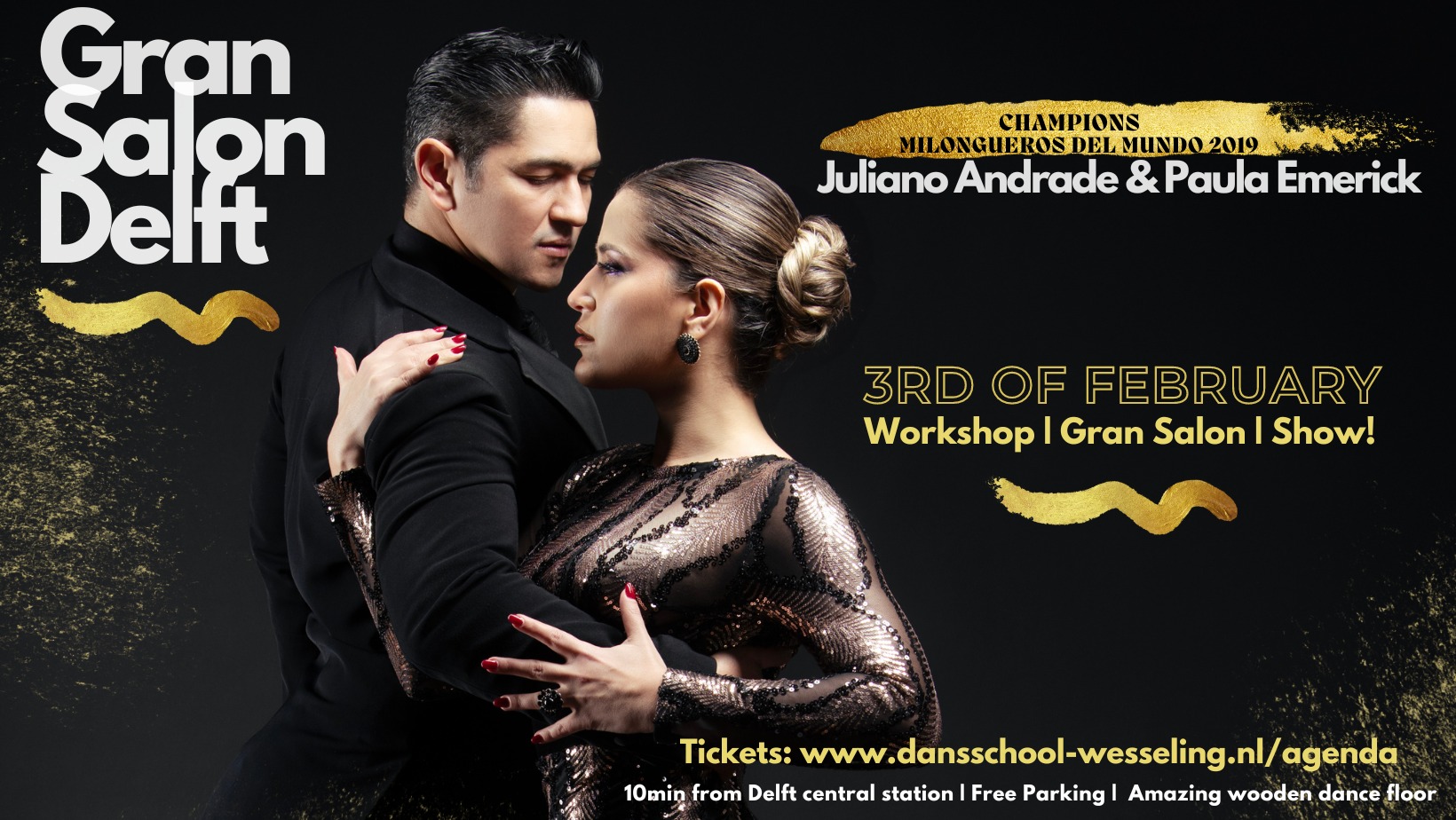 UITVERKOCHT! Gran Salon Delft With Paula & Juliano
