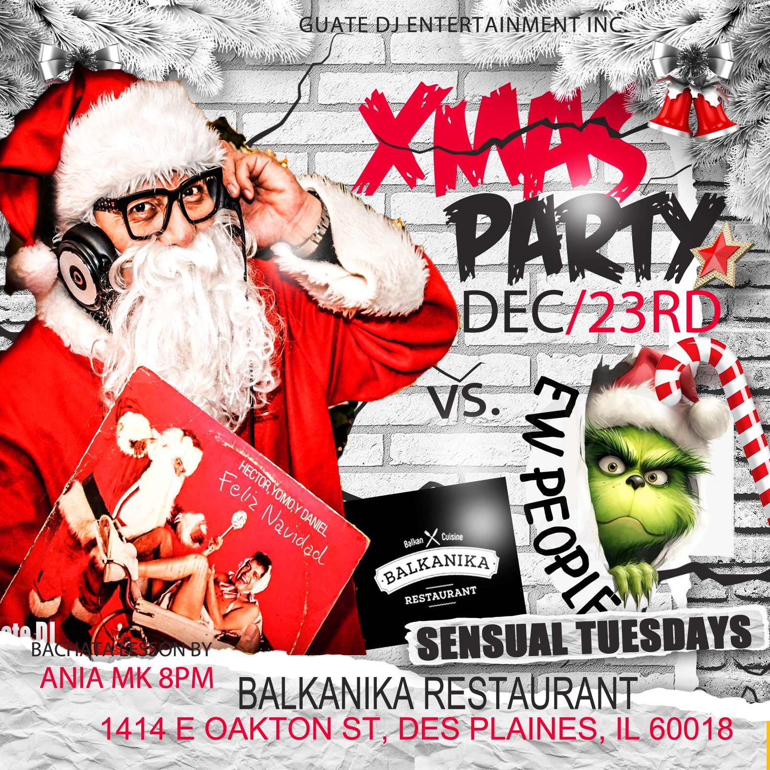 Xmas Party Sensual Tuesdays - Balkanika