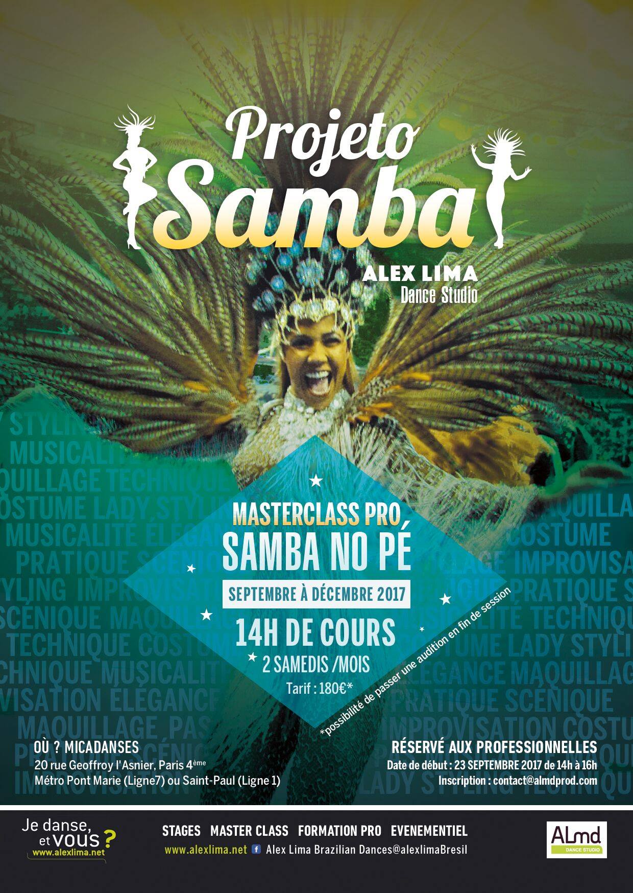 Masterclass PRO : Samba no pé