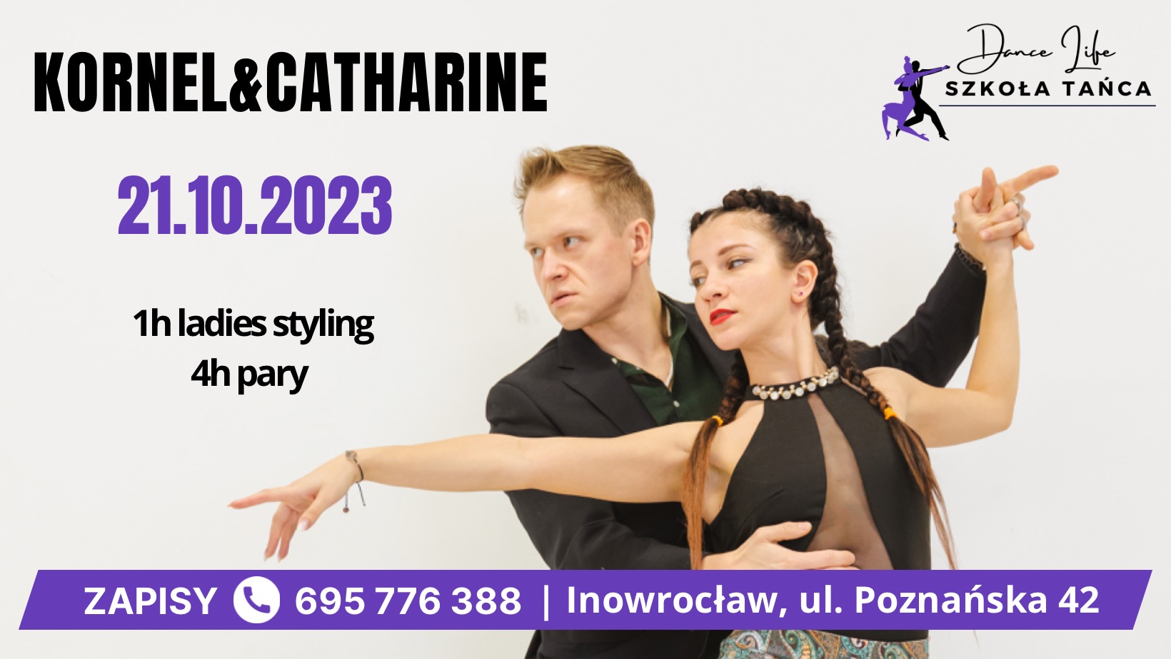 KORNEL & CATHARINE w Inowrocławiu BACHATA workshops