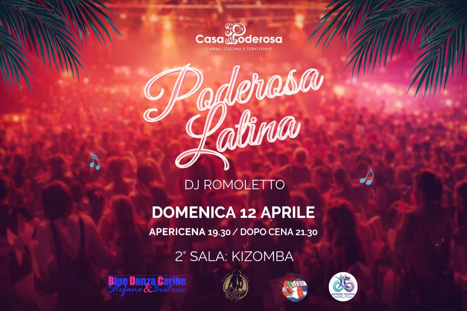 DOMENICA 12 APRILE_Poderosa Latina Kizombera_Casa Poderosa Pesaro