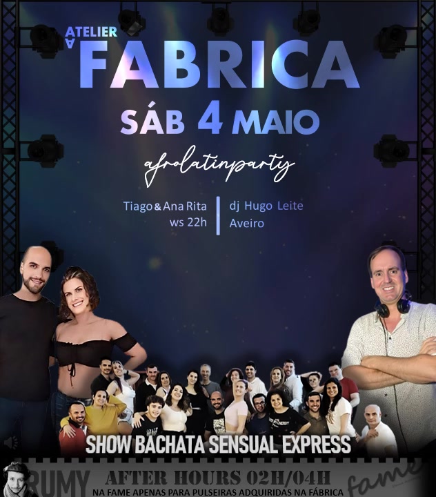 FAME NA FÁBRICA - MAIO 2024