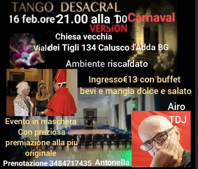 TangoDesacral versione carnaval