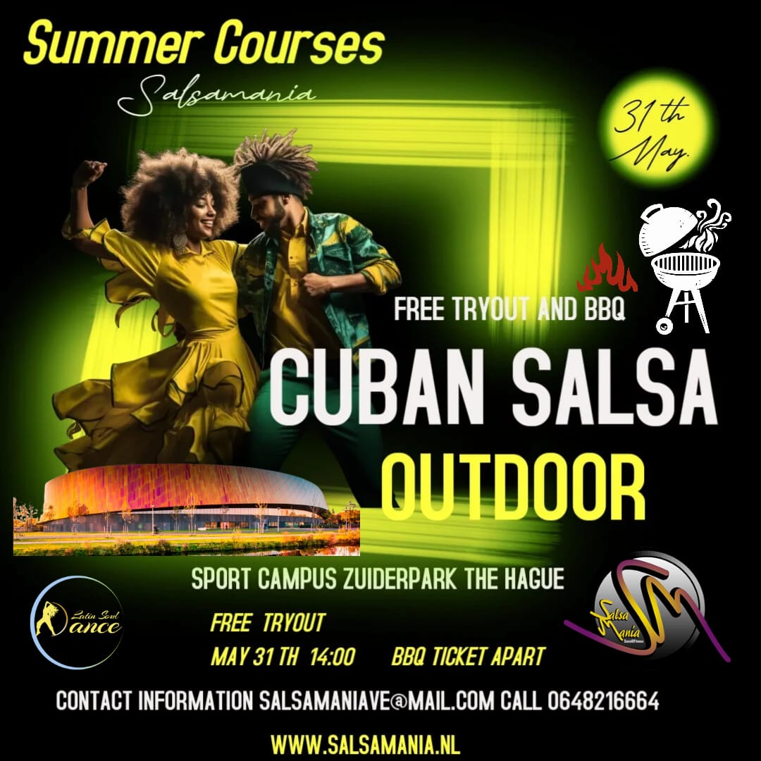 Free Cuban Salsa Tryout and BBQ (Outdoor Edicion)
