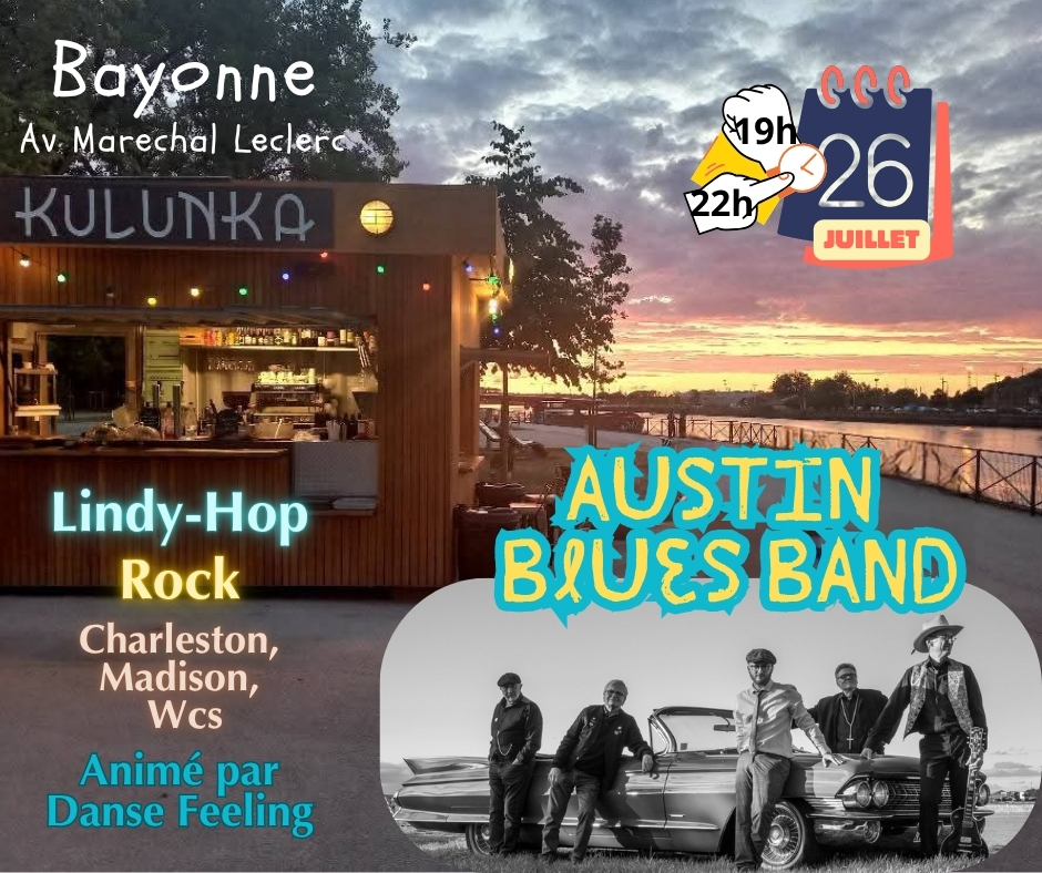 Rock Swing en Live avec Austin Blues Band à La Guinguette Kulunka