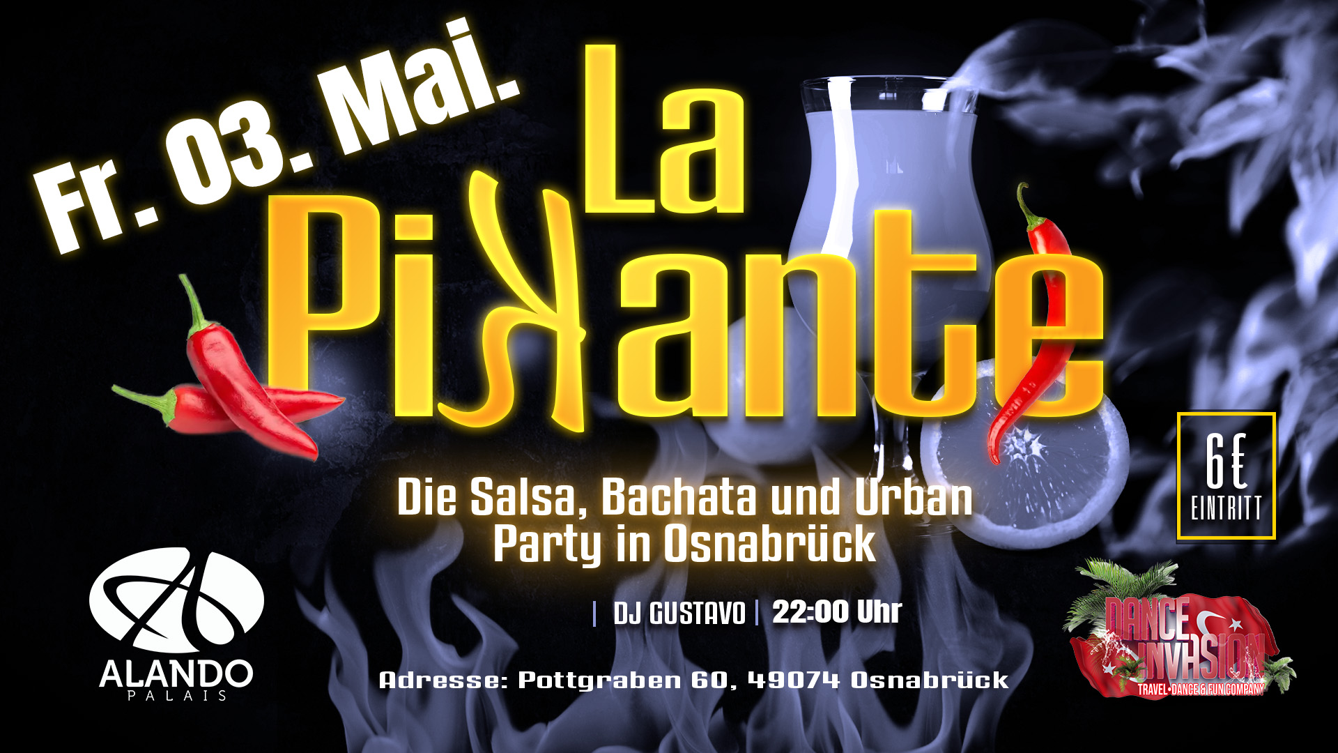 La Pikante- Die Salsa ,Bachata und Urban Party in Osnabrück