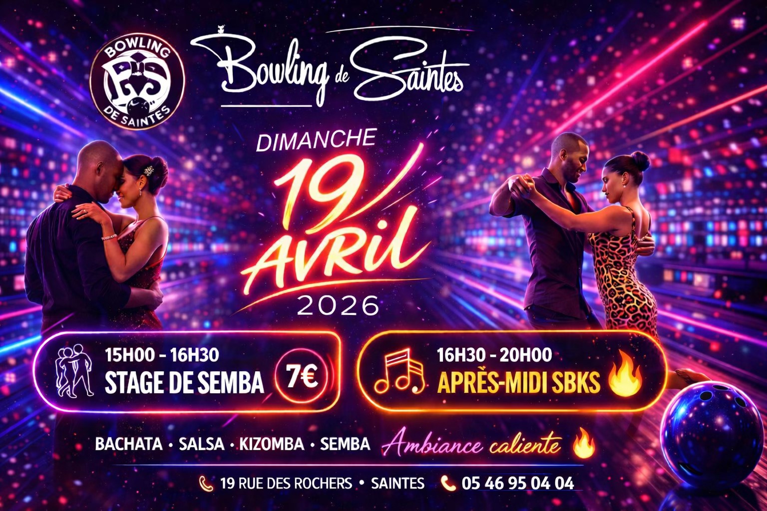 STAGE DE SEMBA BOWLING DE SAINTES