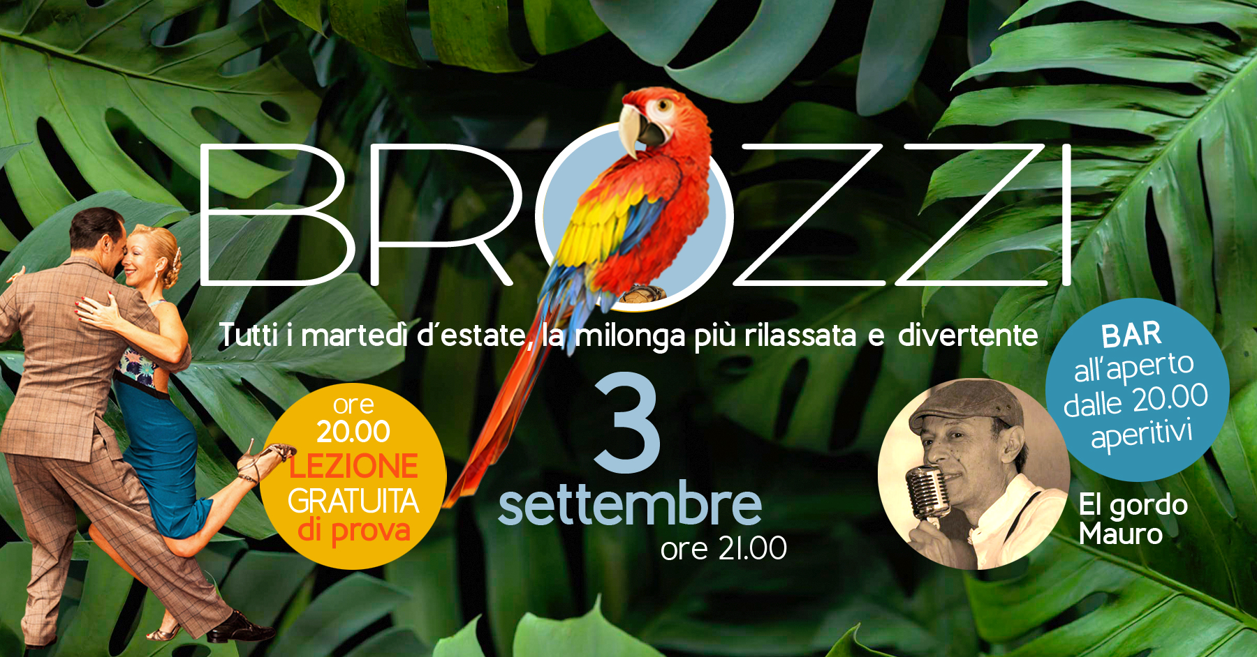 Milonga estiva di Brozzi con Dj El gordo Mauro + lezione gratuita principianti
