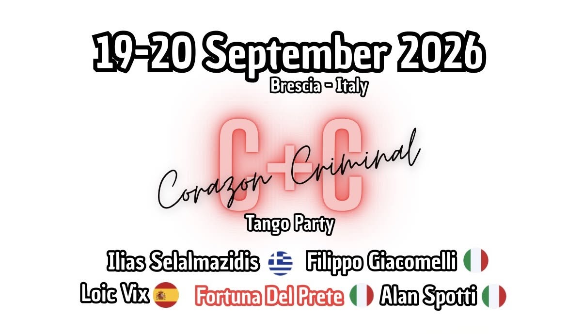 ❤️ C+C Tango Party ❤️ 19-20 September 2026