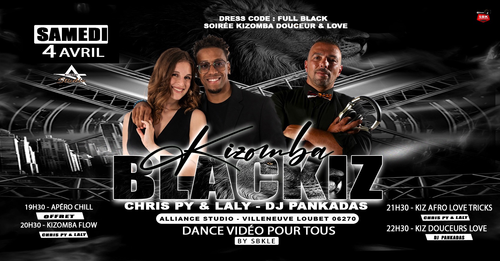 BlacKiz - Cours & Soirée Kizomba