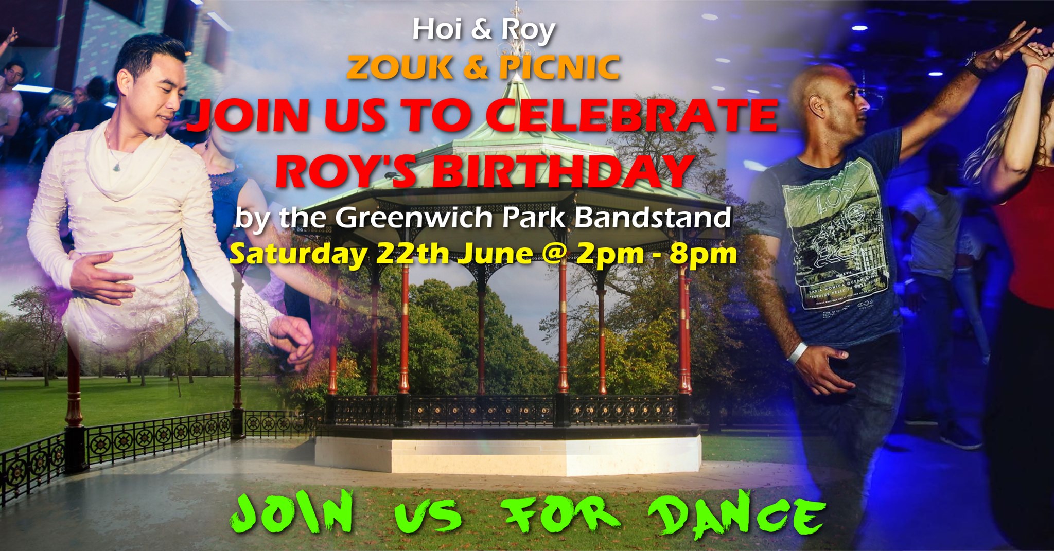 HOI & ROY - Brazilian Zouk at Greenwich Park *Birthday Edition*