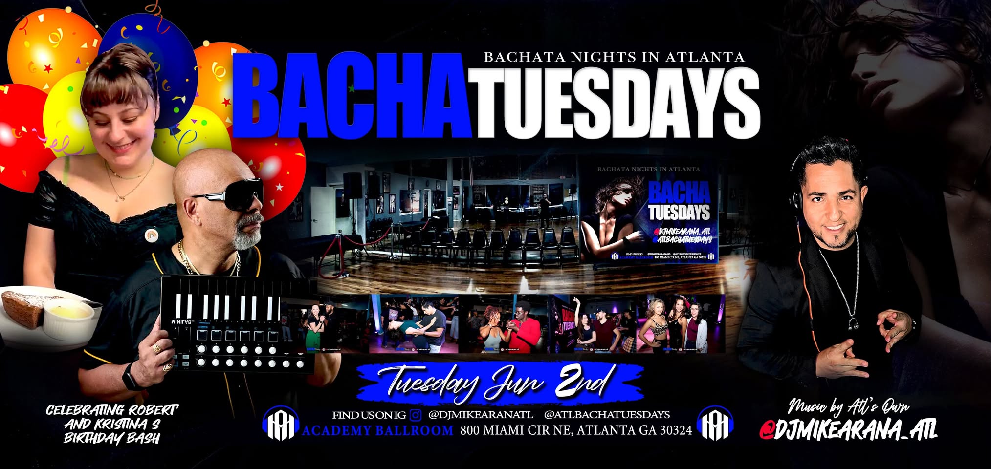 BACHATuesdays Celebrating Kristina & Robert's BDAY