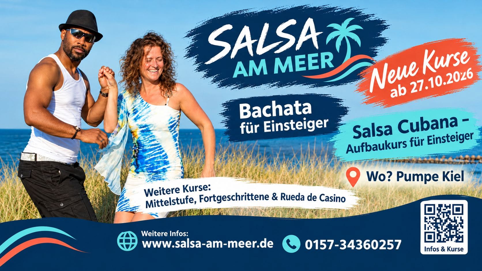 Salsa Cubana und Bachata für Einsteiger und Fortgeschrittene