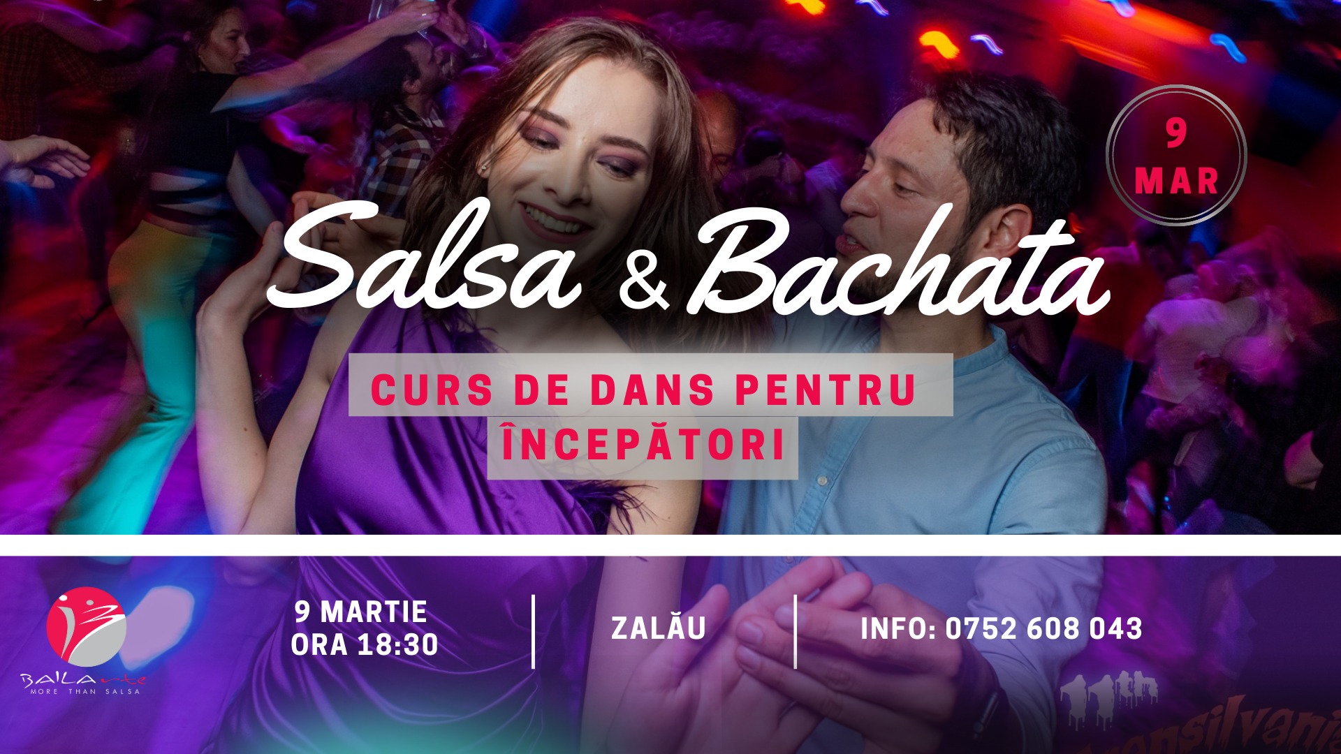 Curs de SALSA și BACHATA pentru începători ZALĂU