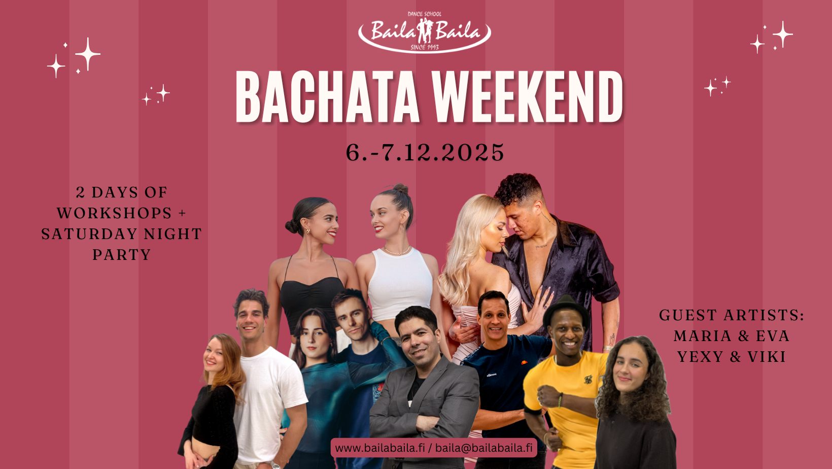 Bachata Weekend 6th - 7th of December