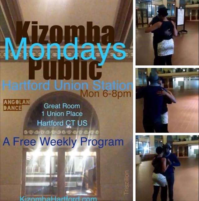 Mon Dec 19 Free Kizomba Practice - All Ages - Union Station Hfd