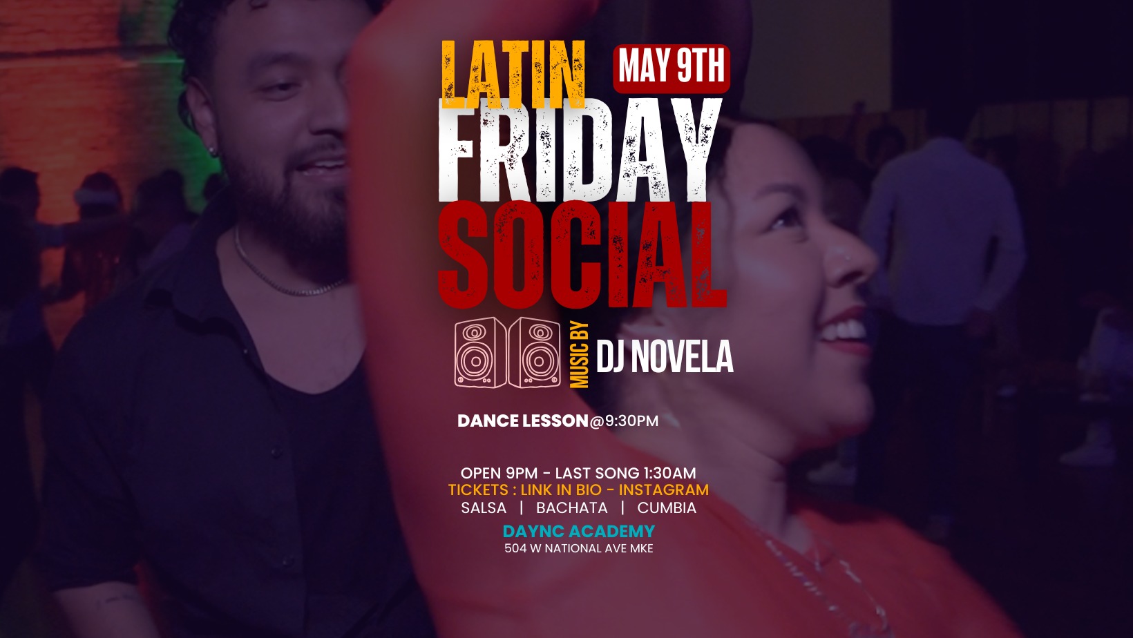 Friday Latin Night Salsa Bachata Cumbia
