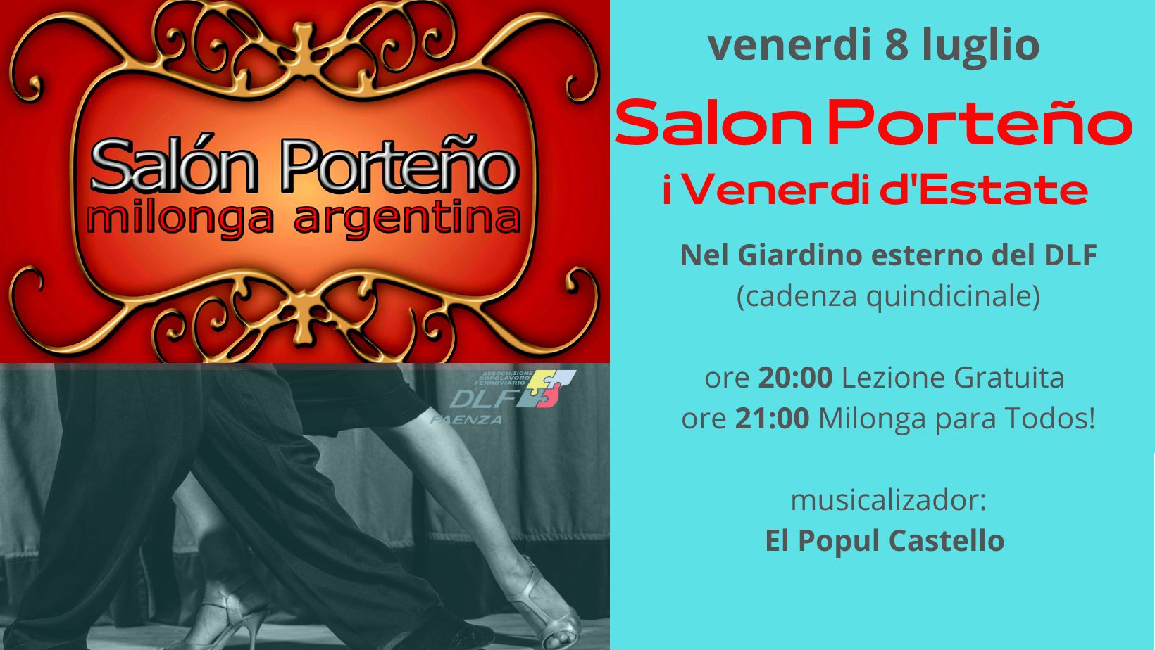 "Salón Porteno" Milonga Argentina - i Venerdi d'Estate