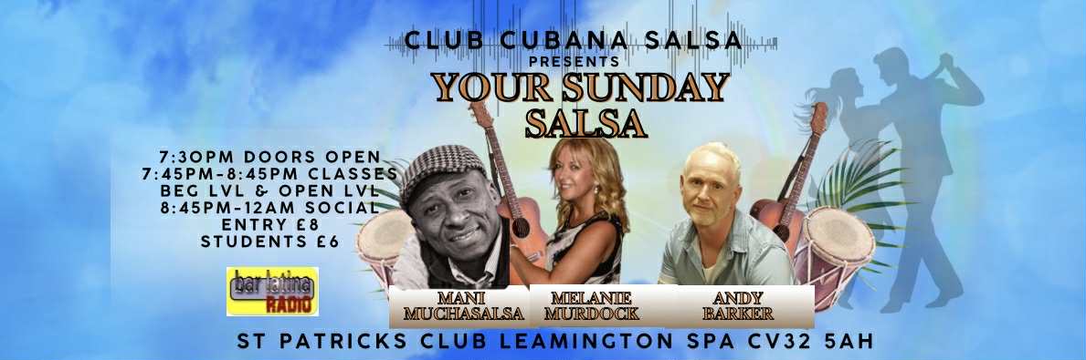 SUNDAYS CUBAN & BACHATA FIESTA