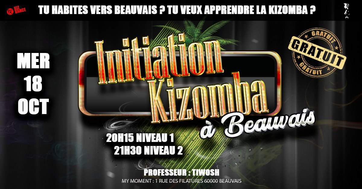 Initiation gratuite à la kizomba à Beauvais