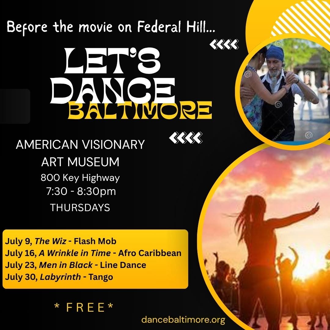 Let's Dance Baltimore - FREE Tango Class before outdoor film