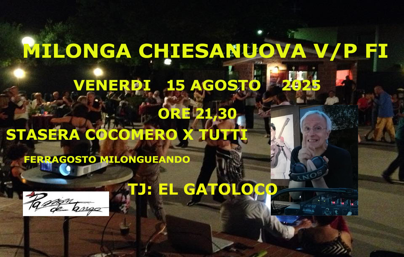 Milonga Chiesanuova Fi all'aperto
