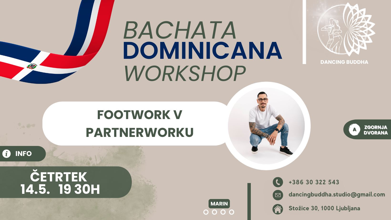 BACHATA DOMINICANA WORKSHOP: FOOTWORK V PARTNERWORU