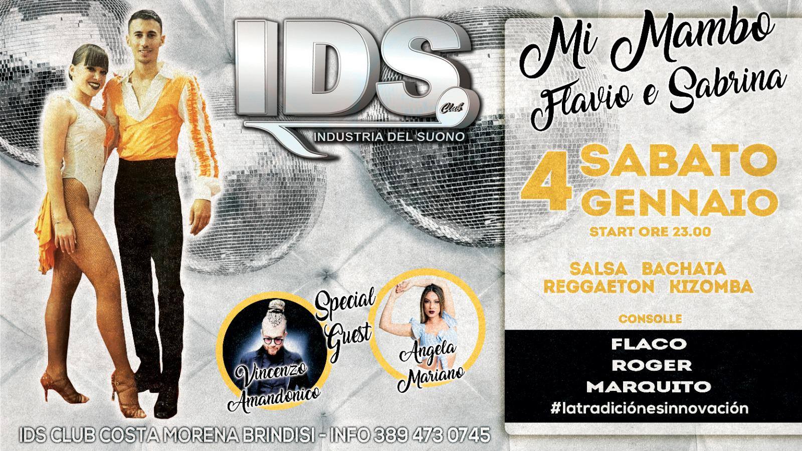 Sab.04.Gen - Flavio e Sabrina "MI MAMBO SHOW" - IDS CLUB