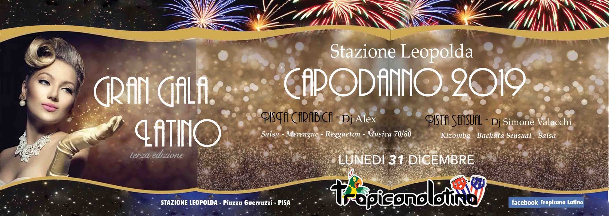 Tropicana Latina presenta GRAN GALA Latino Capodanno 2019
